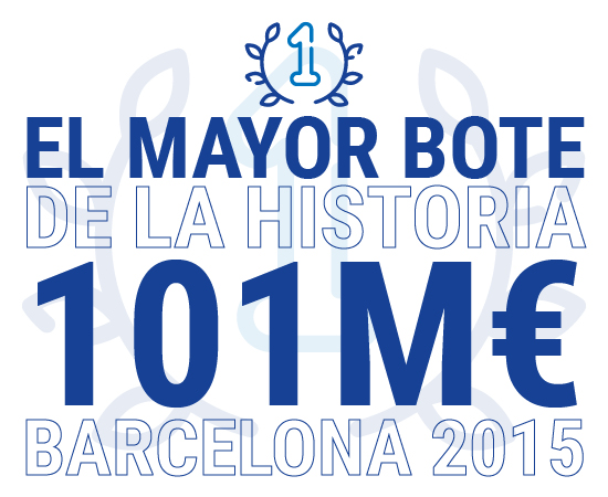 El mayor bote de la historia de la Lotería Primitiva toco en Barcelona en 2015