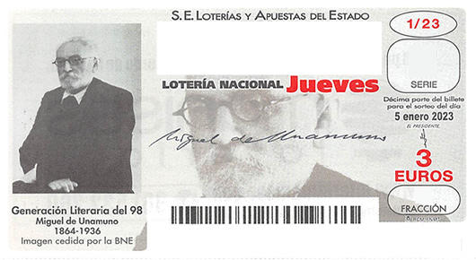 Décimo 99576 ganador de la lotería nacional del jueves 05 de enero