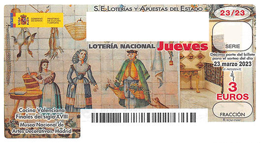 Décimo 87705 ganador de la lotería nacional del jueves 23 de marzo