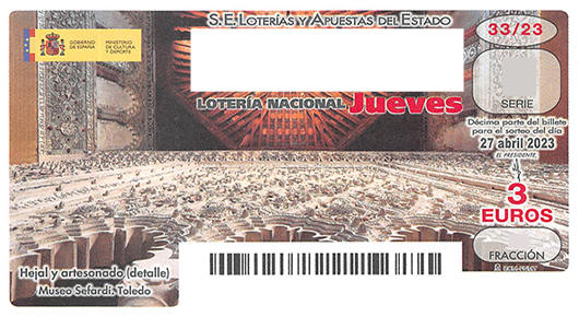 Décimo 32618 ganador de la lotería nacional del jueves 27 de abril