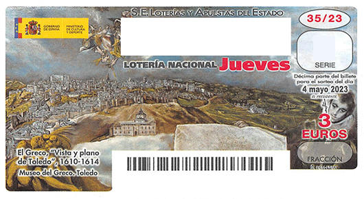 Décimo 70565 ganador de la lotería nacional del jueves 04 de mayo