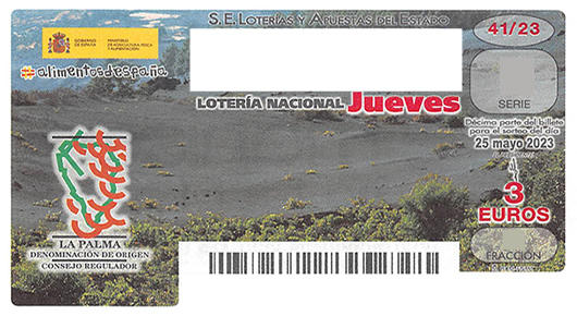 Décimo 43412 ganador de la lotería nacional del jueves 25 de mayo