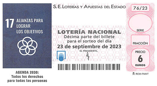 Décimo 59792 ganador de la lotería nacional del sabado 23 de septiembre