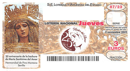 Décimo 14323 ganador de la lotería nacional del jueves 02 de noviembre