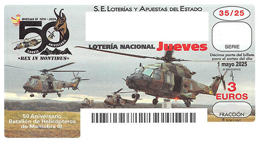 Décimo ----- ganador de la lotería nacional del jueves 01 de mayo