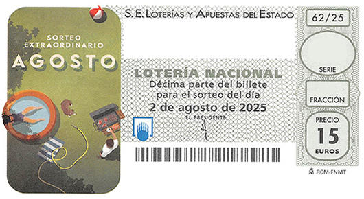 Décimo 53658 ganador de la lotería nacional del sabado 02 de agosto
