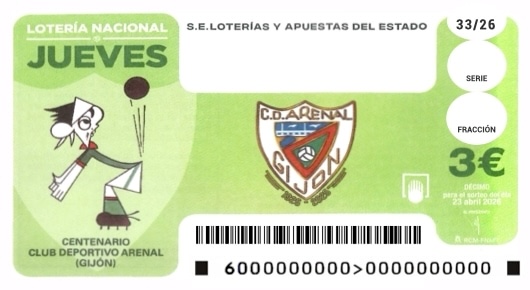 Décimo 78726 ganador de la lotería nacional del jueves 23 de abril