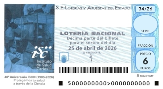 Décimo 40010 ganador de la lotería nacional del sabado 25 de abril