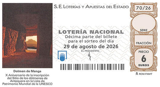 Décimo de Lotería del sábado 2026 01231