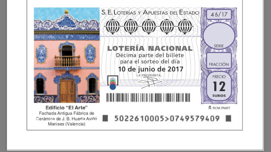 Manises acoge el Sorteo Viajero de la Lotería Nacional