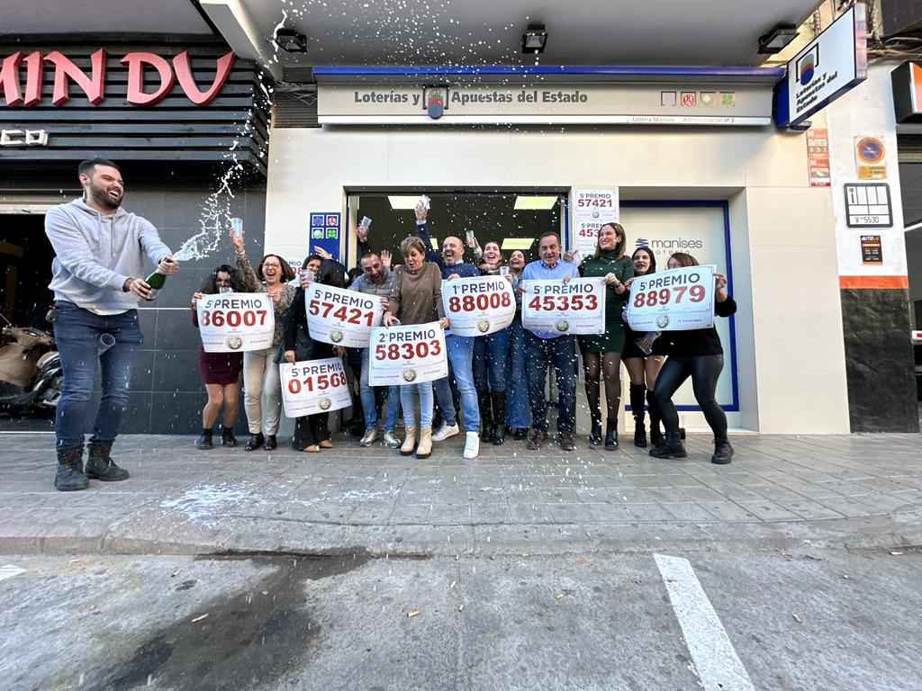 gordo Lotería Navidad 2023 en Lotería Manises