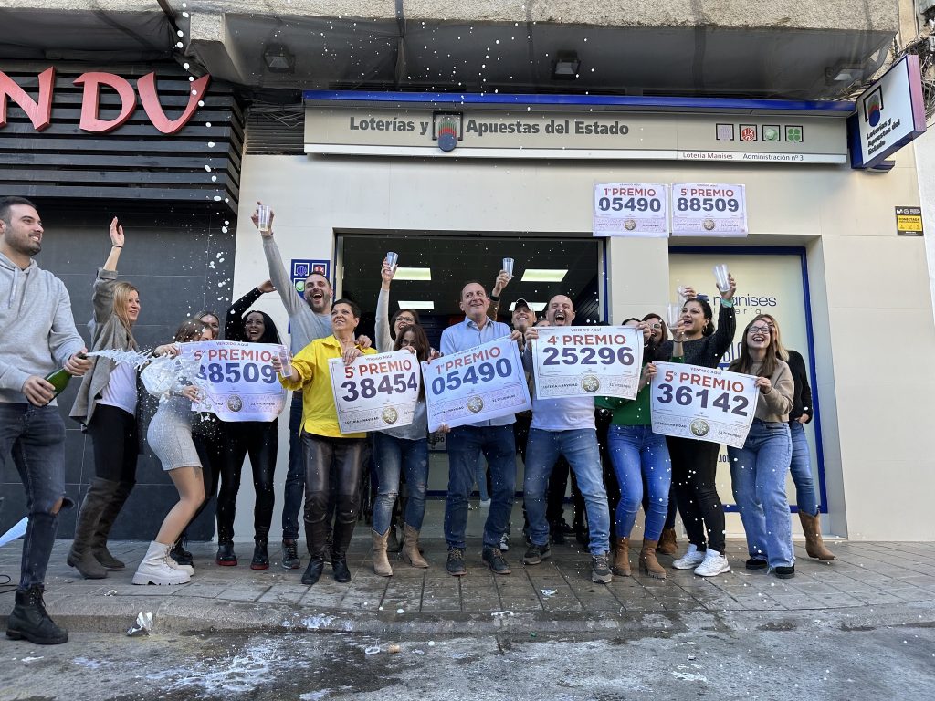 Premio gordo Lotería Navidad 2022 en Lotería Manises