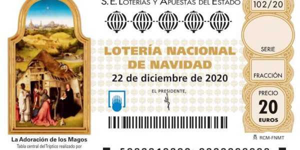 ¿Cómo es el décimo de la Lotería de Navidad 2020?