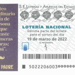 Sorteo loteria nacional del día del padre