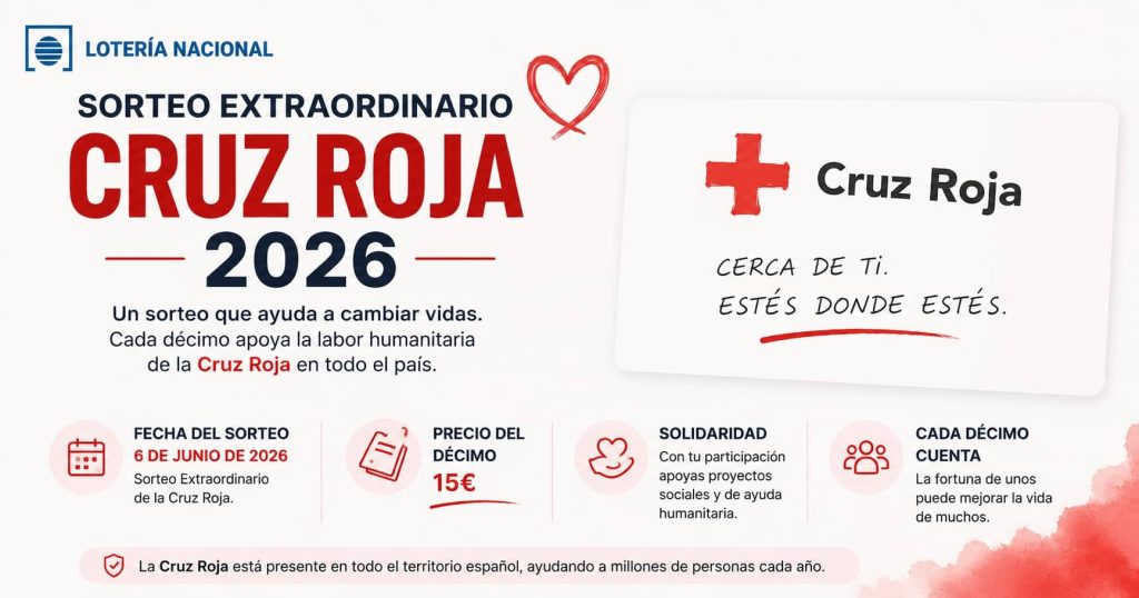 sorteo lotería cruz roja 2026