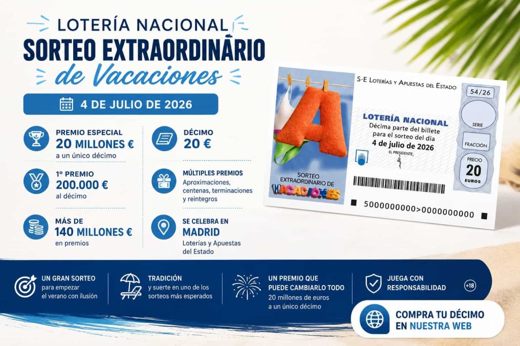 sorteo extraordinario de vacaciones