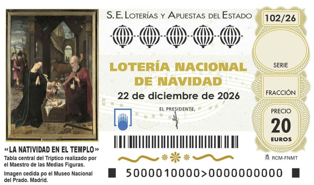 décimo lotería de navidad 2026
