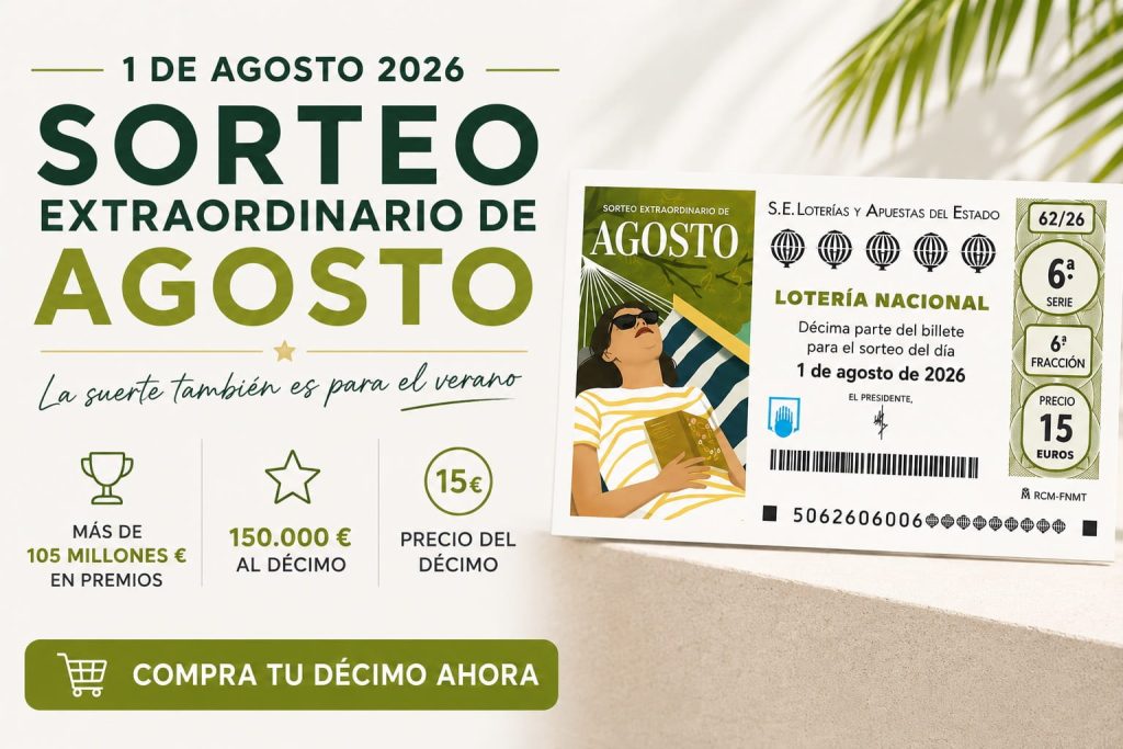 comprar lotería sábado 1 agosto