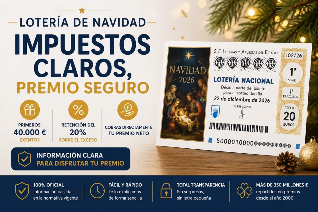 Impuestos en los premios de Lotería Nacional
